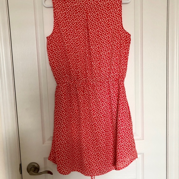 GAP Red Floral Pattern Dress - Picture 5 of 6